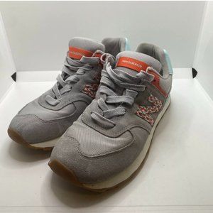 New Balance 574 WL574LDL Womens Gray Lace Up Sneaker Shoes Size 9 Mint Condition